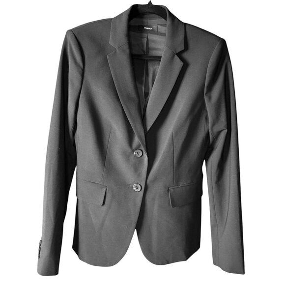Theory Carissa Black Classic Suit – Tailored Slim Fit Size 2 New With Tags - Picture 11 of 12